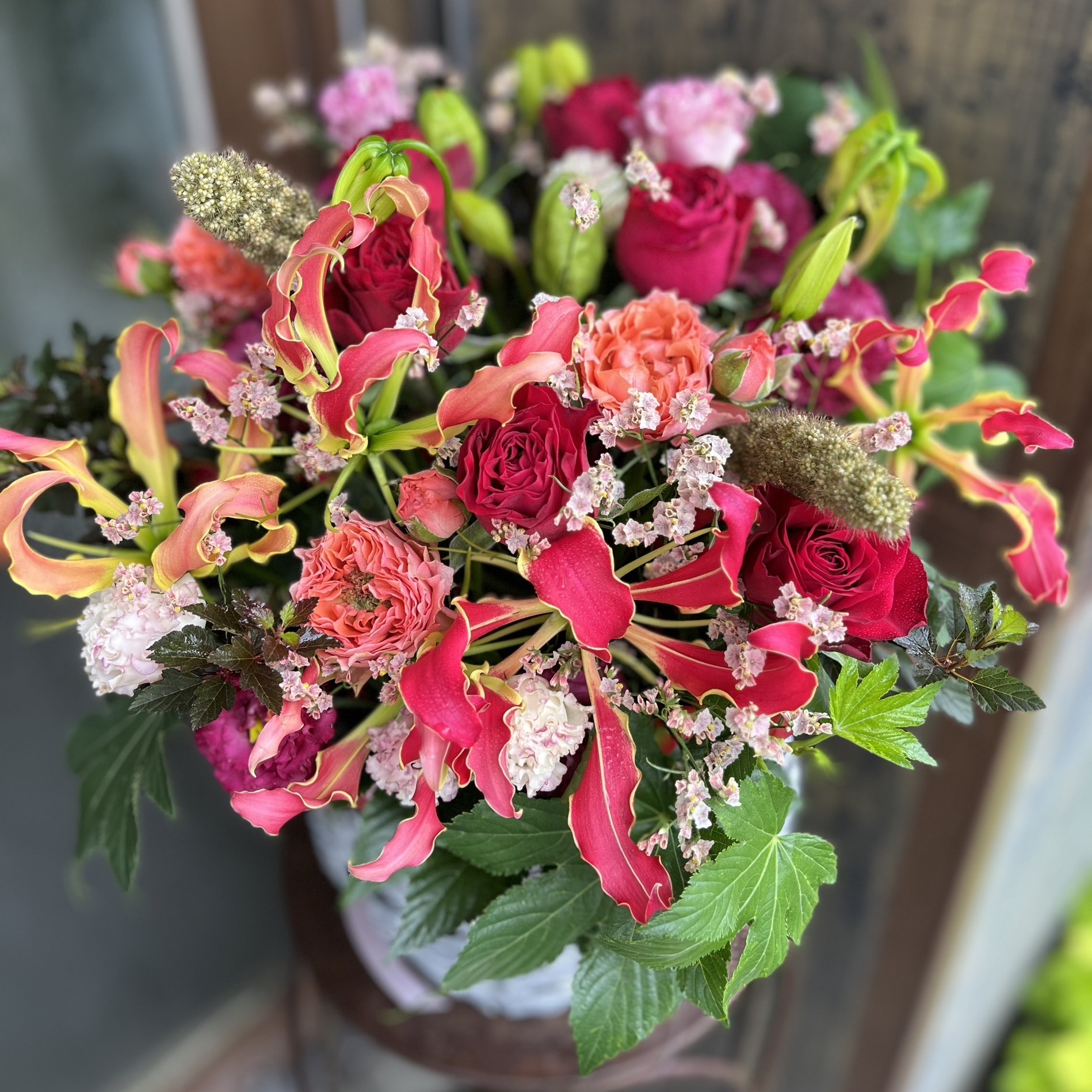 【東京都世田谷区】お父様の還暦祝いをお届け